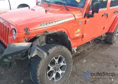 2015 Jeep Wrangler Unlimited Sahara из США, поврежденный, VIN 1C4BJWEGXFL643218